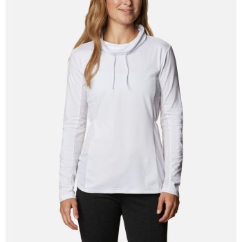 Columbia Ženske Majice S Kapuljačom - Piney Ridge Long Sleeve Knit Bijele | JOZX-57801